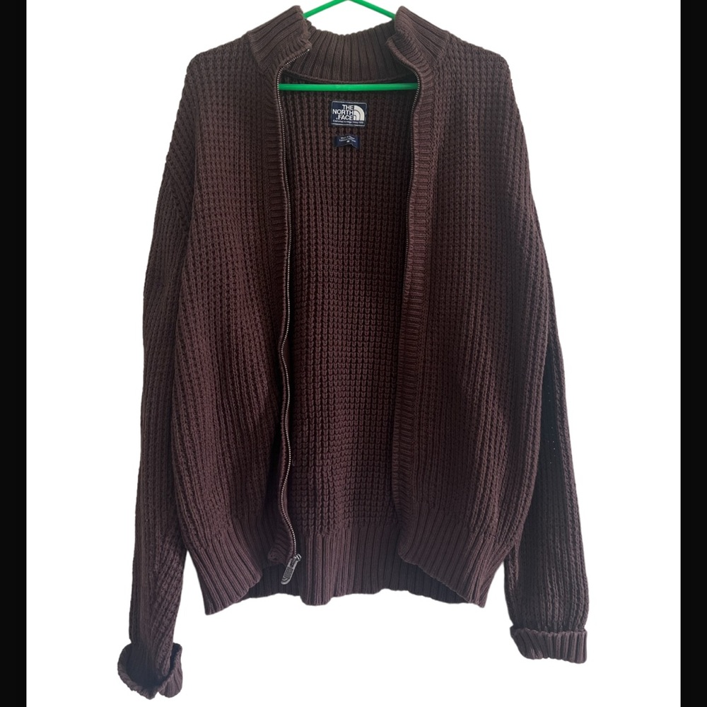 The North Face Mens Brown Full Zip Cardigan